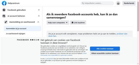 Kan ik meerdere Facebook